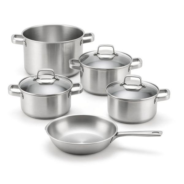 Stainless Steel Cookware Set, 5 pieces